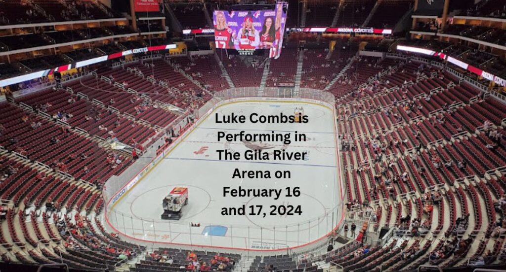 The Gila River Arena is located at 9400 West Maryland Avenue, Glendale, AZ 85305.